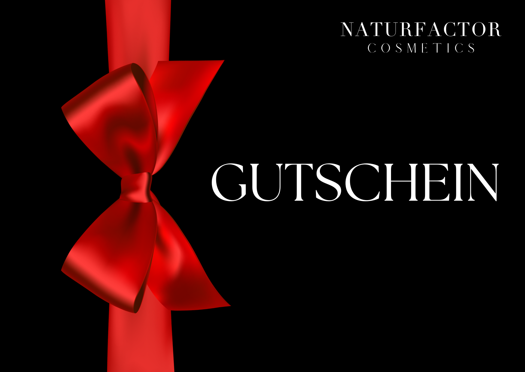 Geschenkgutschein Klassisch - Naturfactor® Cosmetics
